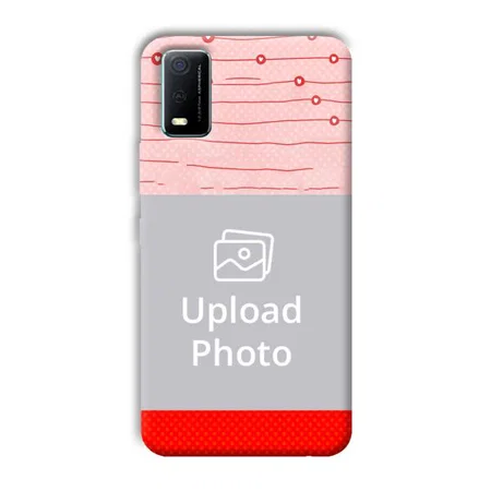 Hearts Customized Printed Back Case for Vivo Y3s
