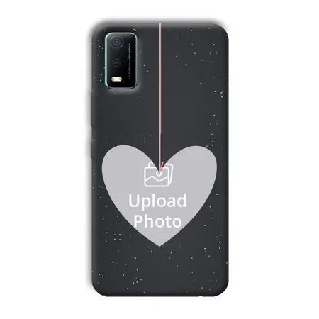 Hearts Customized Printed Back Case for Vivo Y3s