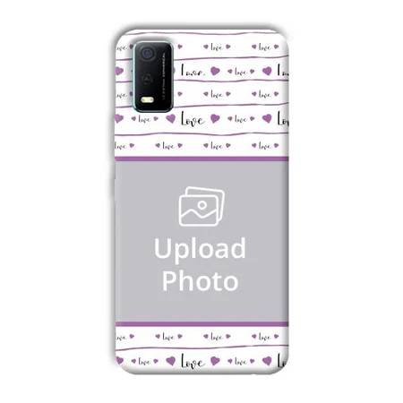 Love Love Customized Printed Back Case for Vivo Y3s