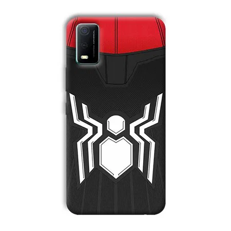 Spider Customized Printed Back Case for Vivo Y3s