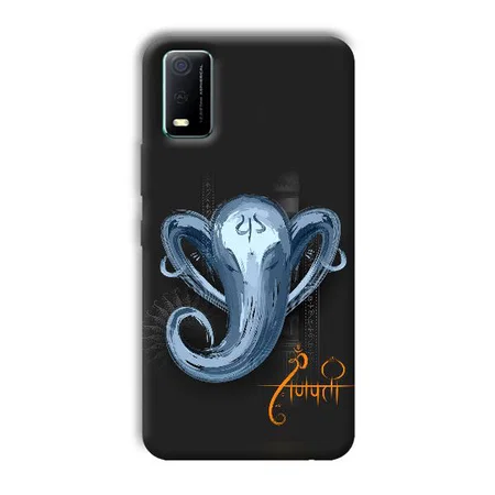 Ganpathi Customized Printed Back Case for Vivo Y3s