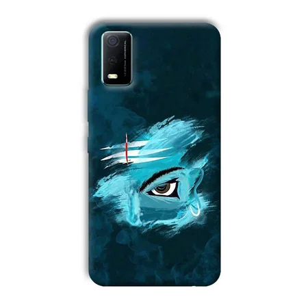 Shiva's Eye Customized Printed Back Case for Vivo Y3s