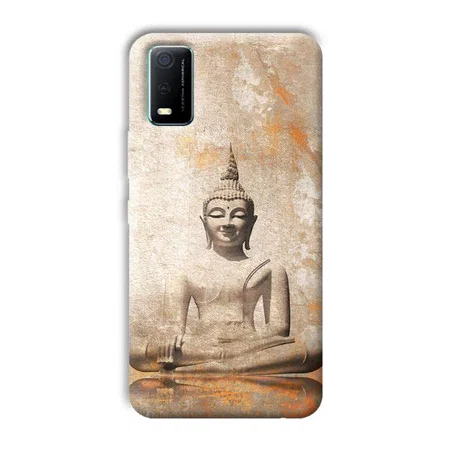 Buddha Statute Customized Printed Back Case for Vivo Y3s
