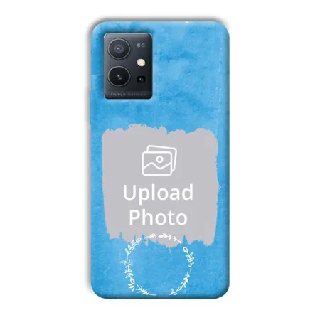 Blue Design Customized Printed Back Case for Vivo Y75
