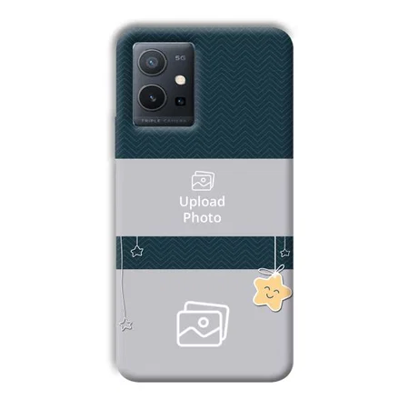 Cute Stars Customized Printed Back Case for Vivo Y75