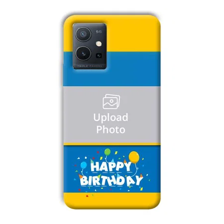 Happy Birthday Customized Printed Back Case for Vivo Y75