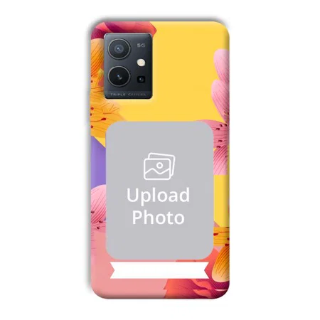 Colorful Flowers Customized Printed Back Case for Vivo Y75