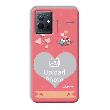 Love Birds Design Customized Printed Back Case for Vivo Y75
