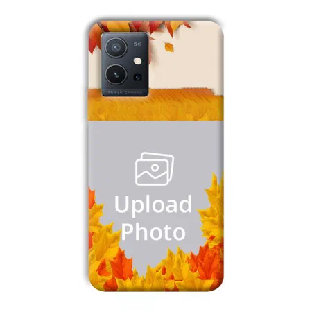Maple Leaves Customized Printed Back Case for Vivo Y75