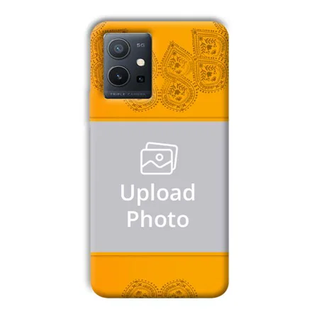 Mehendi Design Customized Printed Back Case for Vivo Y75