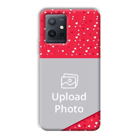 Dark Pink Customized Printed Back Case for Vivo Y75