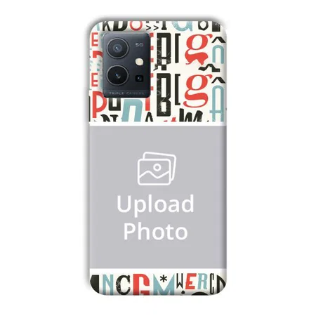 Alphabets Customized Printed Back Case for Vivo Y75