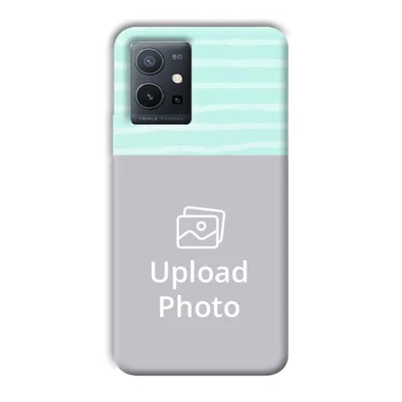 Wavy Customized Printed Back Case for Vivo Y75