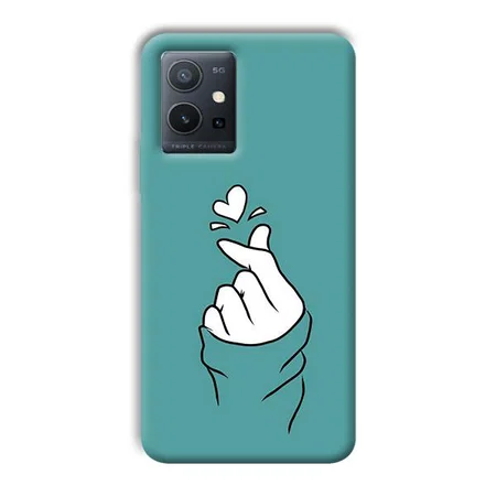 Korean Love Design Customized Printed Back Case for Vivo Y75