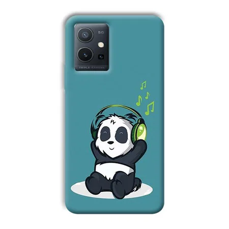 Panda  Customized Printed Back Case for Vivo Y75