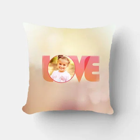 Love Design Customized Photo Printed Cushion
