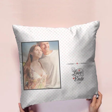 Couple Photo Customized Photo Printed Cushion