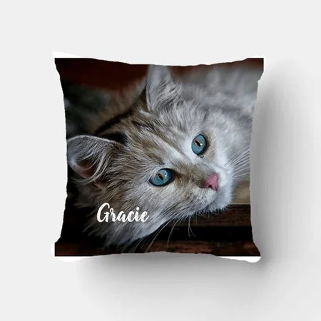 Photo Cushion with Name Customized Photo Printed Cushion