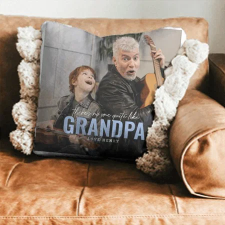 There's No One Quite Like Text  Customized Photo Printed Cushion