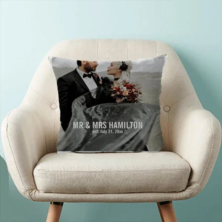 Photo Wedding Gift Customized Photo Printed Cushion