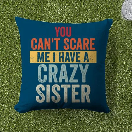 Crazy Sister Design Customized Photo Printed Cushion
