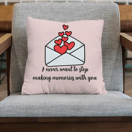 Message Design Customized Photo Printed Cushion