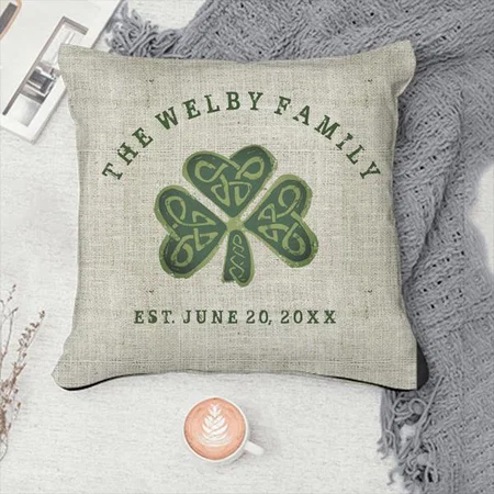 Family Tree Design Customized Photo Printed Cushion