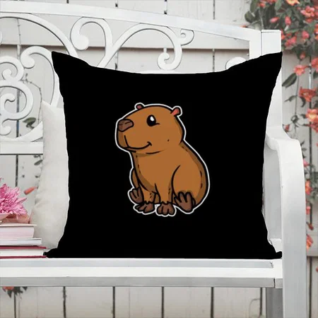 Capybara Design Customized Photo Printed Cushion
