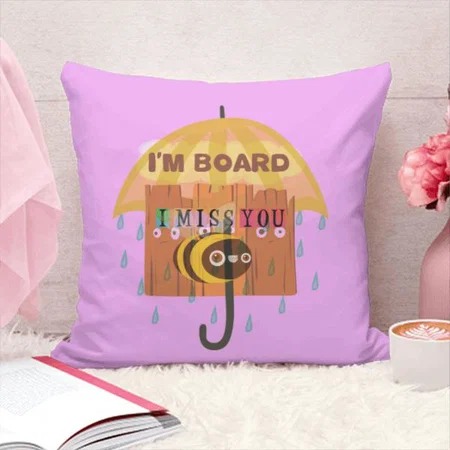 I'm Board Design Customized Photo Printed Cushion