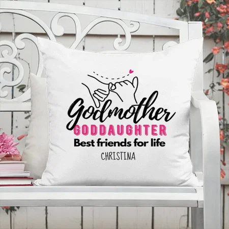 Goddaughter Gift Motivational Encouragement Name Customized Photo Printed Cushion