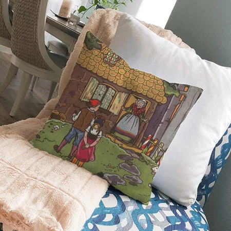 Cartoon Design Customized Photo Printed Cushion