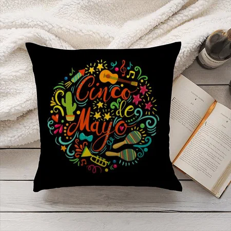 Cinco De Mayo Customized Photo Printed Cushion