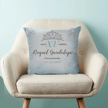Crown Design Customized Photo Printed Cushion