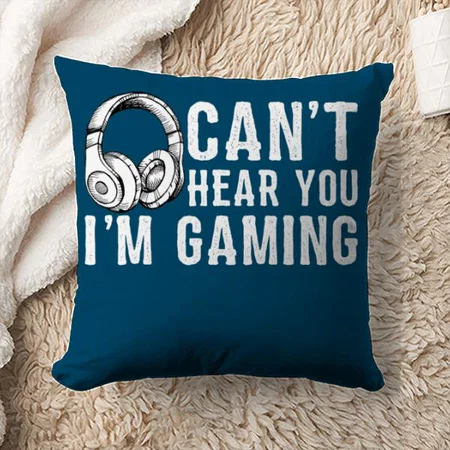 I'm Gaming Customized Photo Printed Cushion