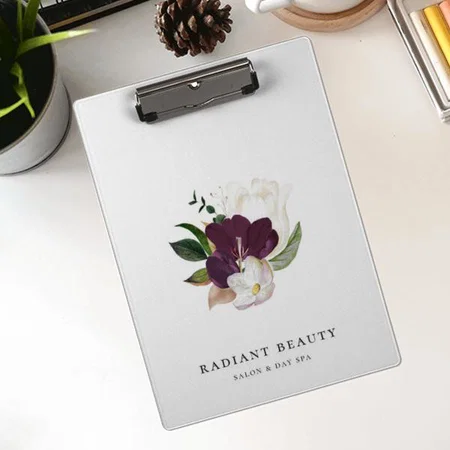 Floral Design Customized Photo Printed Exam Board