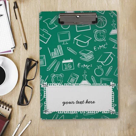School Pattern Design Customized Photo Printed Exam Board