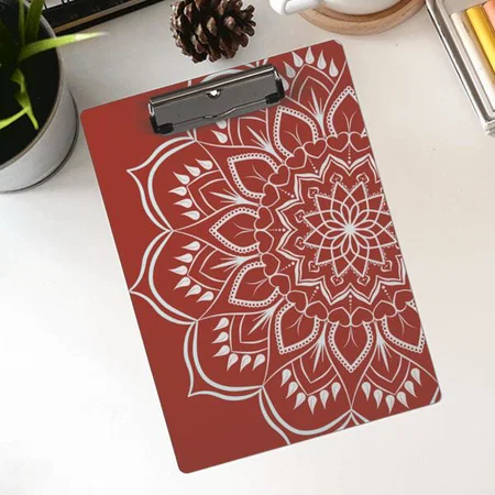 Mandala Boho Pattern Customized Photo Printed Exam Board