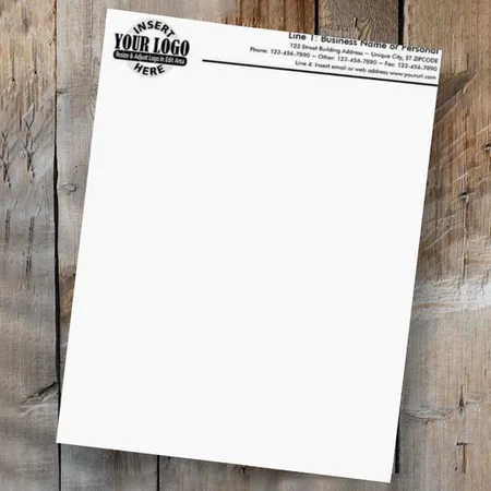 Basic Business Customized Printed Letterheads