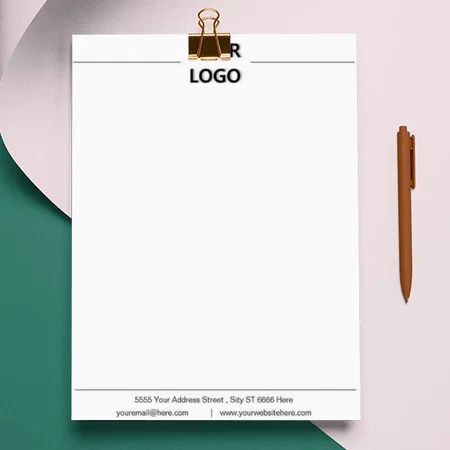 Professional Design Customized Printed Letterheads