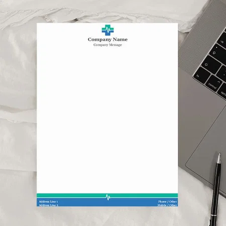 Doctor & Health & Medicine Customized Printed Letterheads