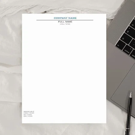 Finance & Insurance Customized Printed Letterheads