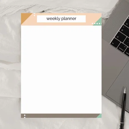 Color Creative Border Customized Printed Letterheads