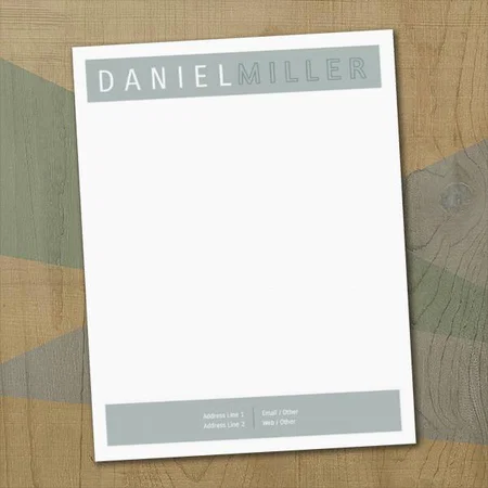Traditional & Classic Customized Printed Letterheads