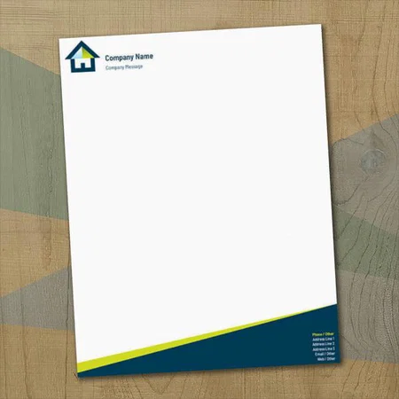 Home Loan Customized Printed Letterheads