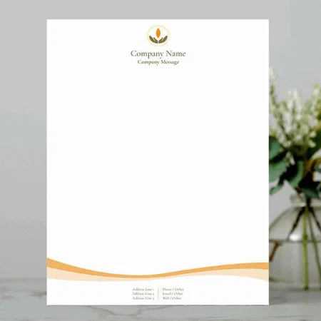 Education And Health & Medical Customized Printed Letterheads
