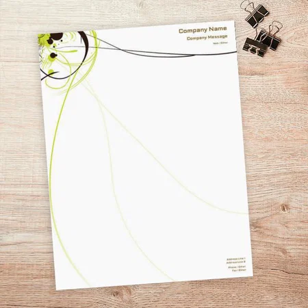 Marketing & Communications Customized Printed Letterheads