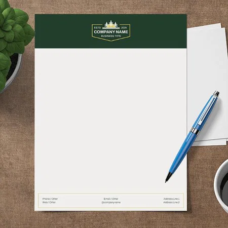 Landscaping & Gardening Customized Printed Letterheads