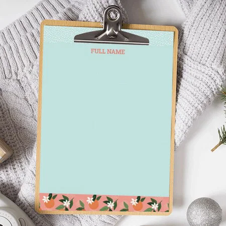Watercolor Floral Design Customized Printed Letterheads