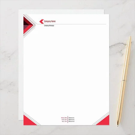 Dance Teacher Customized Printed Letterheads