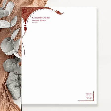 Interior Design Customized Printed Letterheads